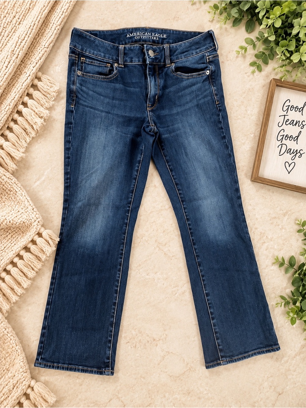 American Eagle Outfitters Indigo Blue Bootcut Women's Jeans